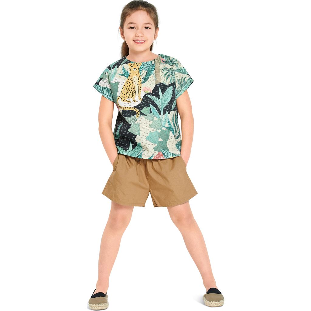 Burda Style Pattern 9282 Childrens Top and Dress B9282 Image 4 From Patternsandplains.com