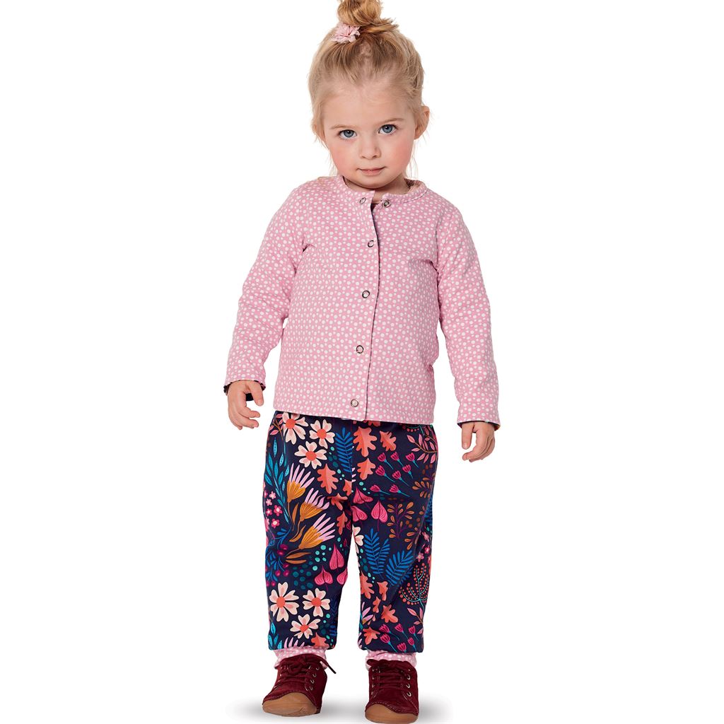 Burda Style Pattern 9293 Babies Jacket Trousers or pants Reversible B9293 Image 4 From Patternsandplains.com