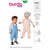 Burda Style Pattern 9295 Babies Bibbed trousers or pants Overalls with straps B9295 Image 1 From Patternsandplains.com