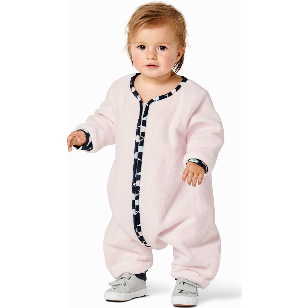 Burda Style Pattern 9298 Toddlers Sleeping Bag with Legs Overall Sleeping Bag B9298 Image 2 From Patternsandplains.com