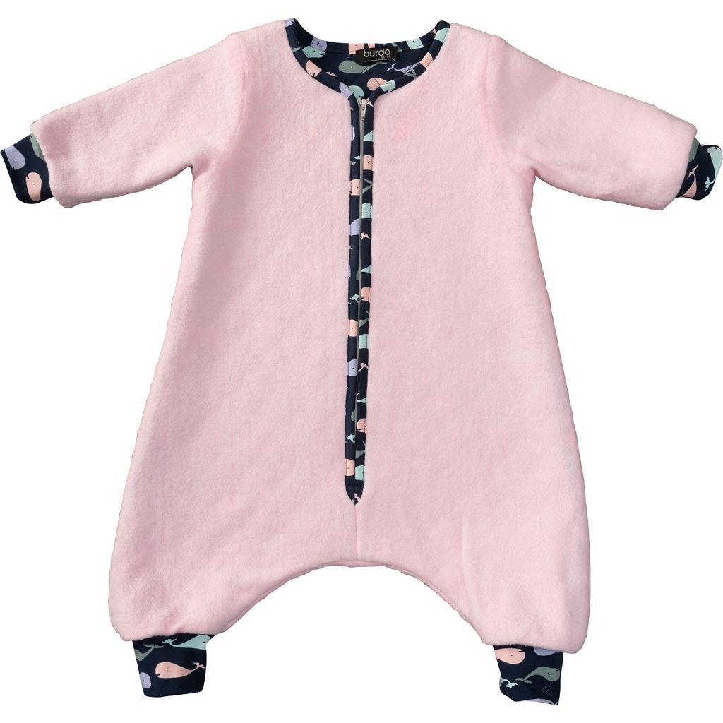 Burda Style Pattern 9298 Toddlers Sleeping Bag with Legs Overall Sleeping Bag B9298 Image 3 From Patternsandplains.com