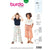 Burda Style Pattern 9302 Childrens Pants with Elastic Waist Culottes 7 8 Length B9302 Image 1 From Patternsandplains.com