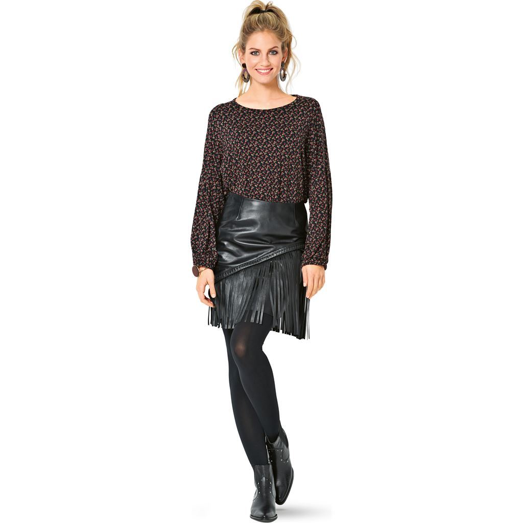 Burda Style Pattern B6254 Misses Tops Designed for Stretch Knits with Sleeve Variations 6254 Image 3 From Patternsandplains.com