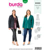 Burda Style Pattern B6258 Womens Jackets Princess Seamed and Lined 6258 Image 1 From Patternsandplains.com