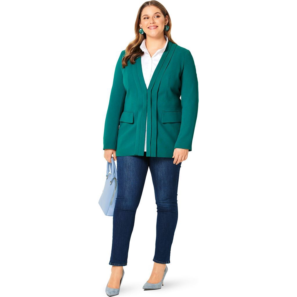 Burda Style Pattern B6258 Womens Jackets Princess Seamed and Lined 6258 Image 2 From Patternsandplains.com