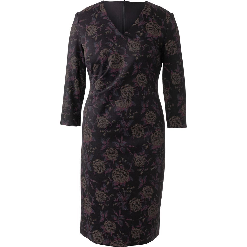 Burda Style Pattern B6259 Womens Dresses Wrap Front Detail Designed for Stretch Knits 6259 Image 4 From Patternsandplains.com