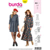 Burda Style Pattern B6265 Misses Dresses Short or Midi Length with Tiered Skirt 6265 Image 1 From Patternsandplains.com