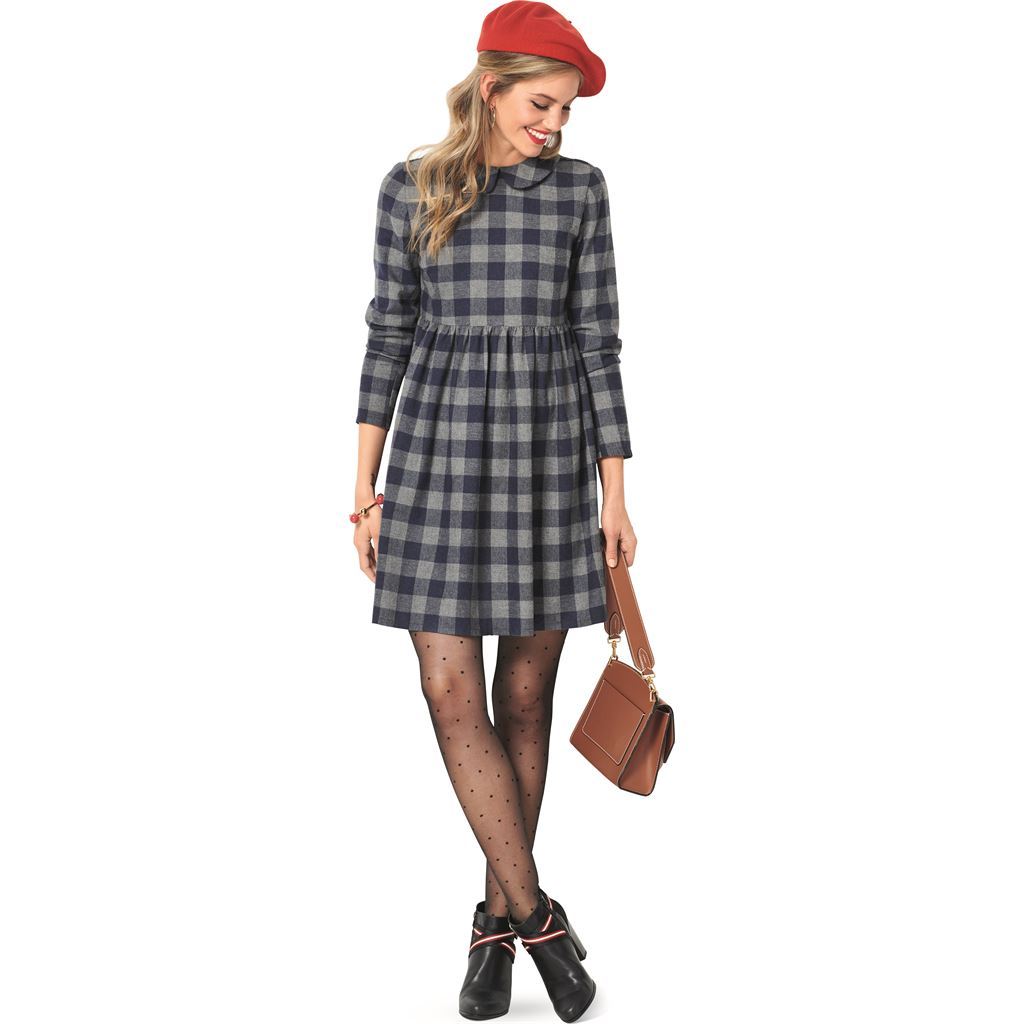 Burda Style Pattern B6265 Misses Dresses Short or Midi Length with Tiered Skirt 6265 Image 2 From Patternsandplains.com