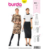 Burda Style Pattern B6267 Misses Sheath Dress Waisted with Length and Sleeve Variations 6267 Image 1 From Patternsandplains.com