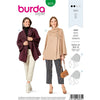 Burda Style Pattern B6275 Misses Cape Style Jacket Unlined with Bell Sleeves 6275 Image 1 From Patternsandplains.com