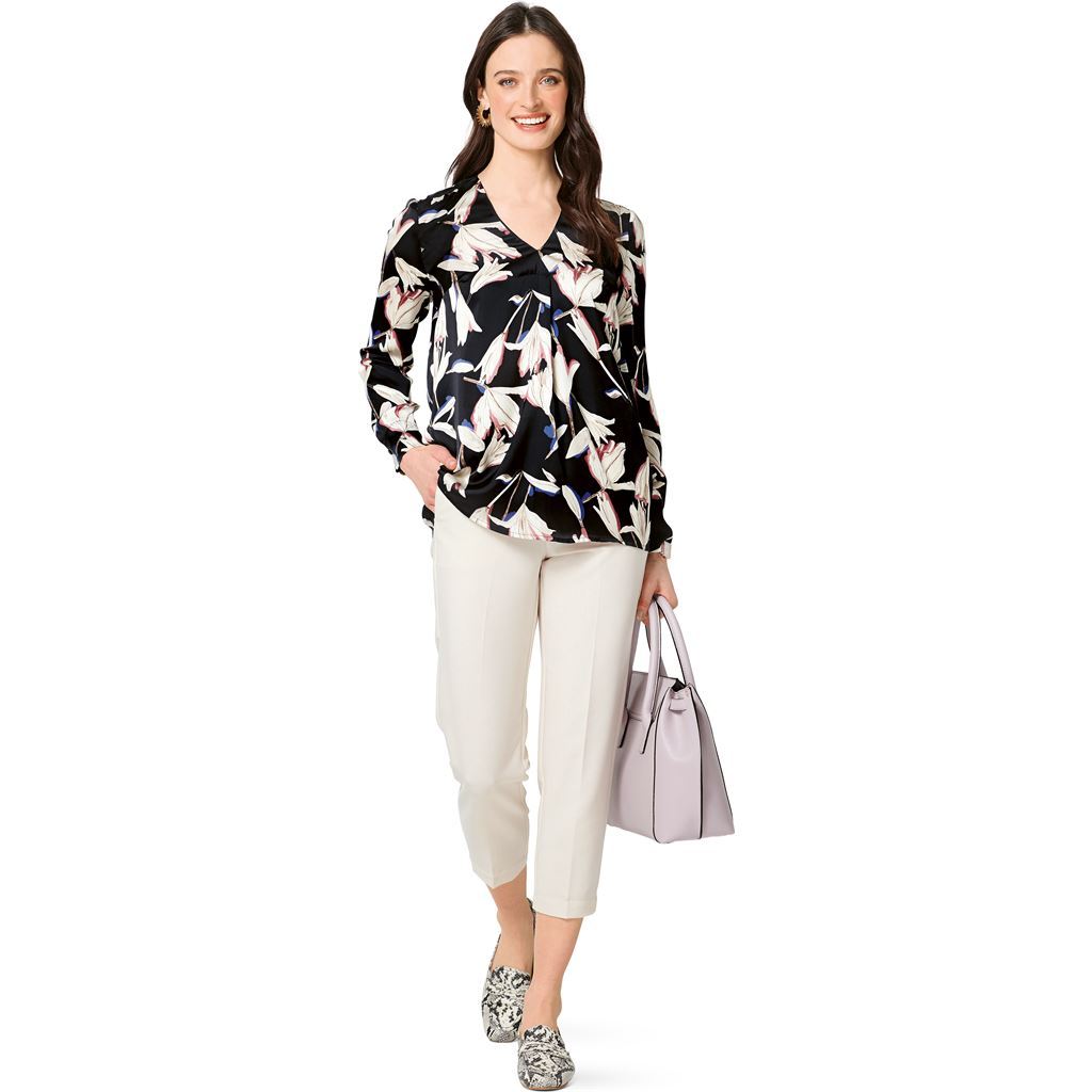 Burda Style Pattern B6278 Womens Blouses Pull On in Two Lengths 6278 Image 4 From Patternsandplains.com