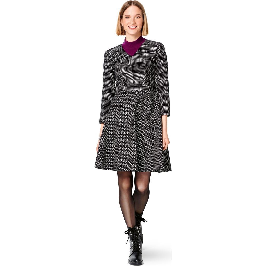 Burda Style Pattern B6279 Misses Dresses with Princess Seams Flared or Slim Skirt 6279 Image 3 From Patternsandplains.com