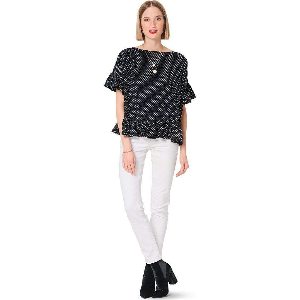 Burda Style Pattern B6280 Misses Tops with Length and Sleeve Options 6280 Image 3 From Patternsandplains.com