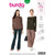 Burda Style Pattern B6281 Misses Tops Designed For Stretch Knits 6281 Image 1 From Patternsandplains.com