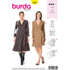 Burda Style Pattern B6282 Misses Wrap Dresses with Length and Sleeve Options 6282 Image 1 From Patternsandplains.com