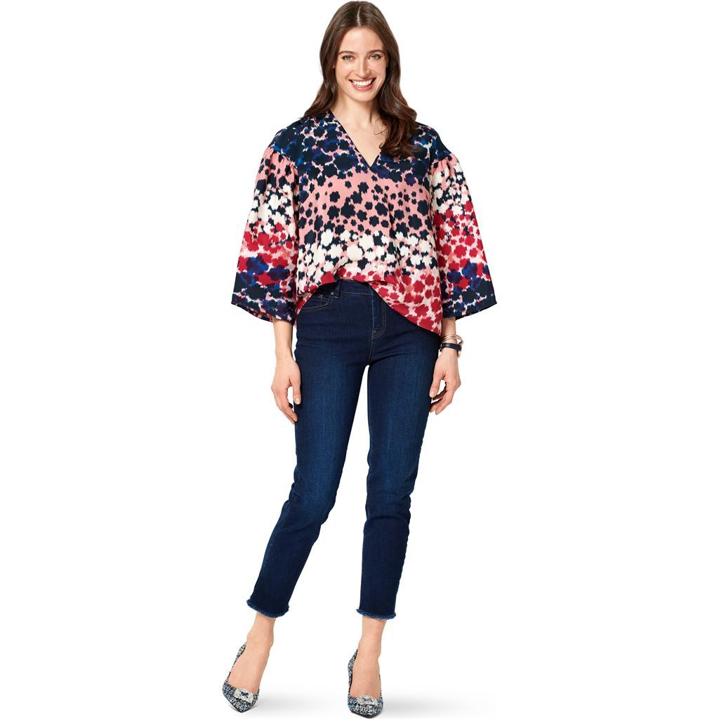 Burda Style Pattern B6284 Misses Tunic or Blouse Loose Fitting in Two Lengths 6284 Image 4 From Patternsandplains.com