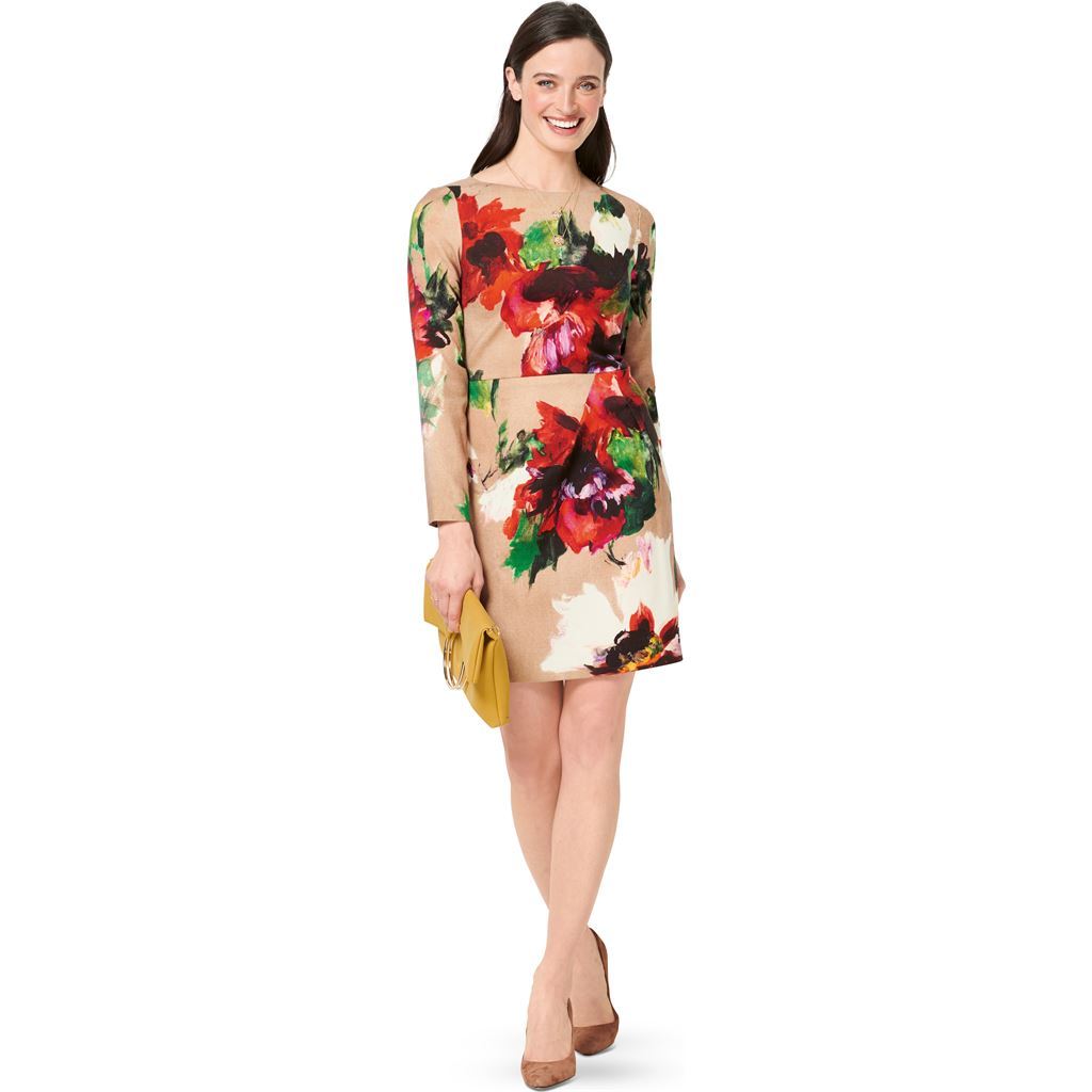 Burda Style Pattern B6287 Misses Dresses with Neckline and Length Options 6287 Image 3 From Patternsandplains.com