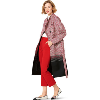 Burda Style Pattern B6290 Misses Coat Double Breasted and Lined 6290 Image 3 From Patternsandplains.com