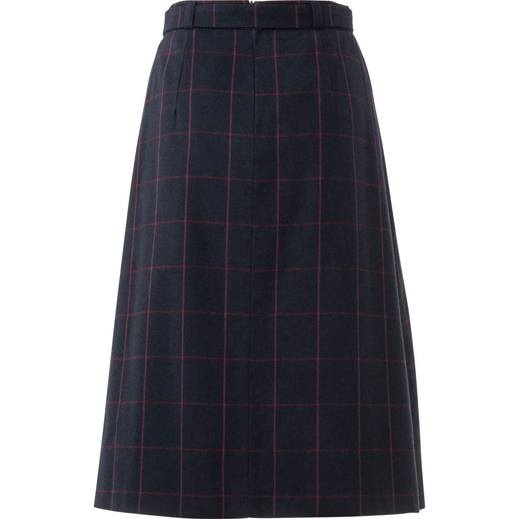 Burda Style Pattern B6291 Misses Skirt with Front Pleat in Two Lengths 6291 Image 6 From Patternsandplains.com