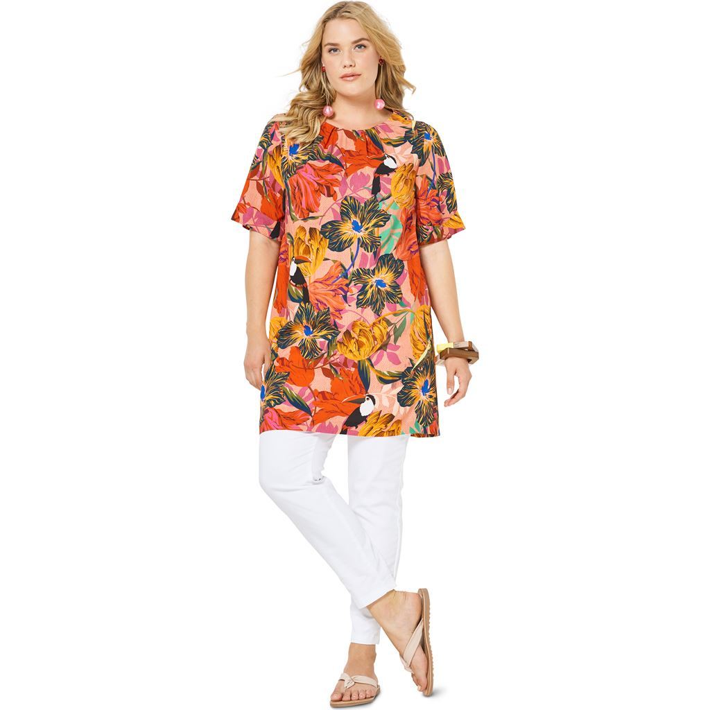 Burda Style Pattern B6305 Womens top and dress 6305 Image 2 From Patternsandplains.com