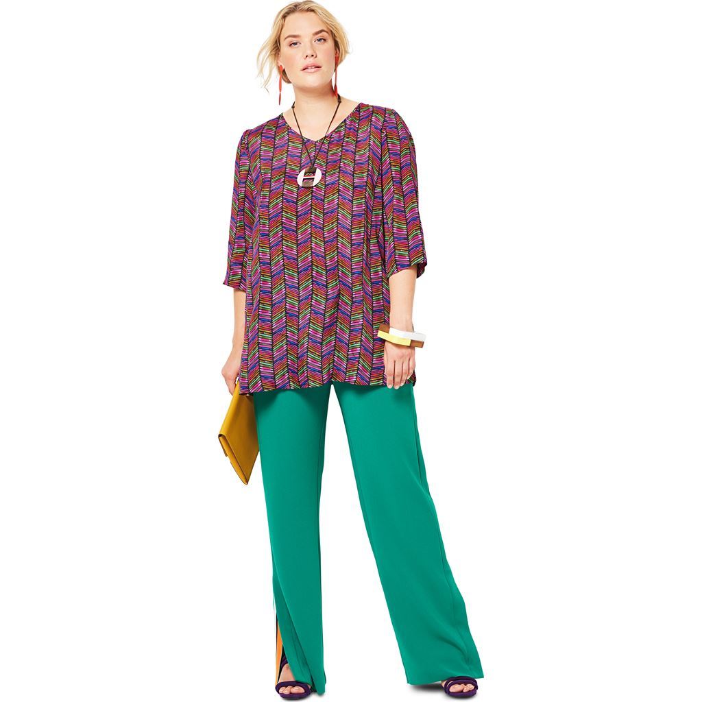 Burda Style Pattern B6307 Womens asymmetric top 6307 Image 2 From Patternsandplains.com