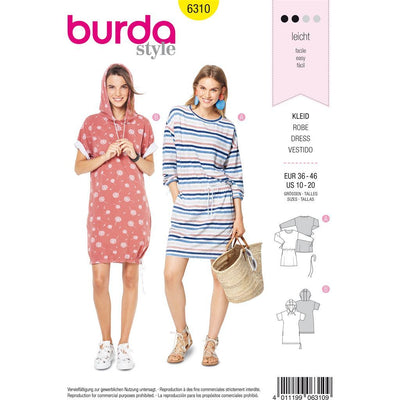 Burda Style Pattern B6310 Misses shirt dress 6310 Image 1 From Patternsandplains.com