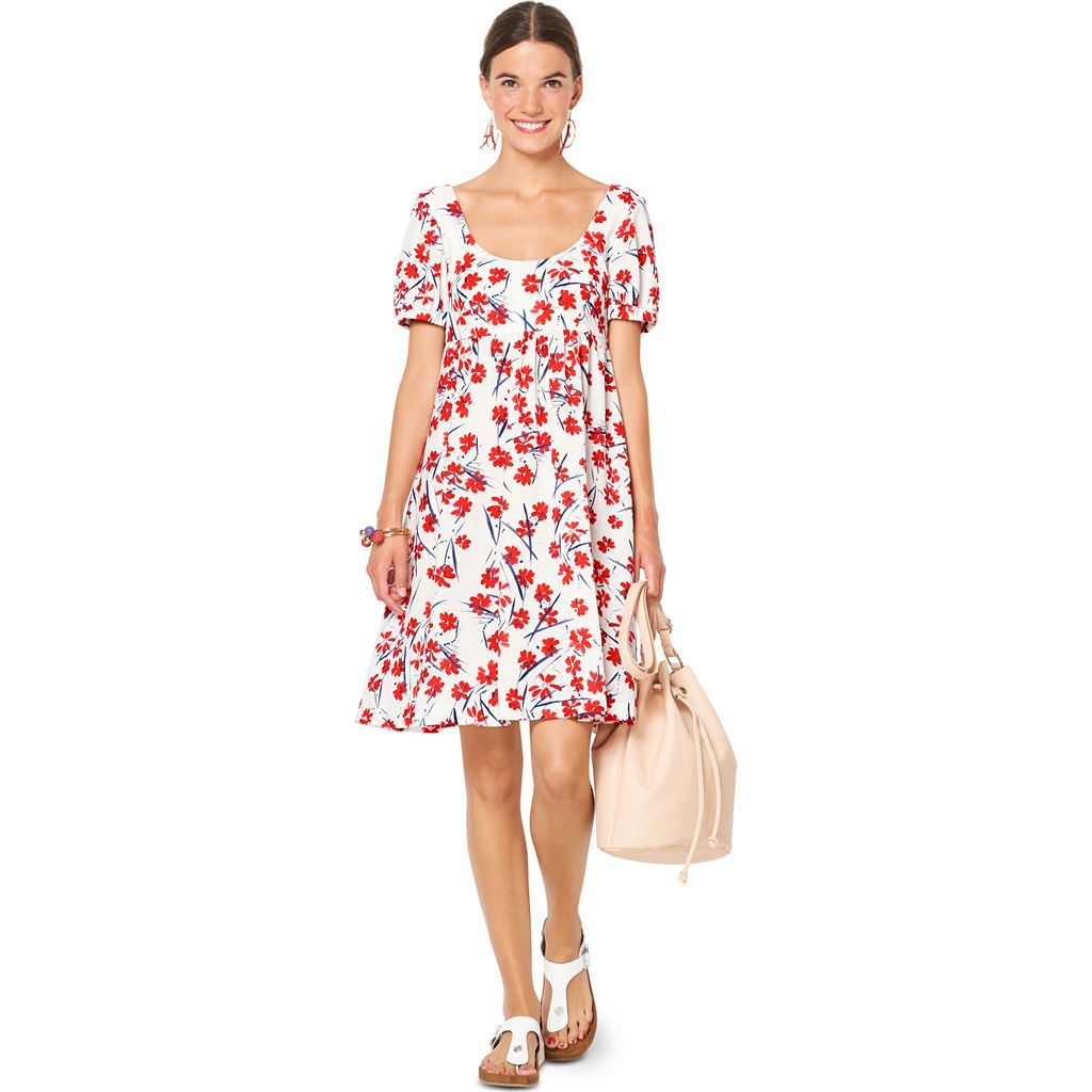 Burda Style Pattern B6312 Misses ballet neckline dress 6312 Image 3 From Patternsandplains.com