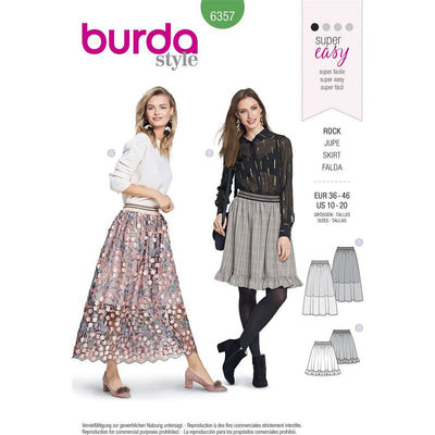 Burda Style Pattern B6357 Womens Skirt 6357 Image 1 From Patternsandplains.com