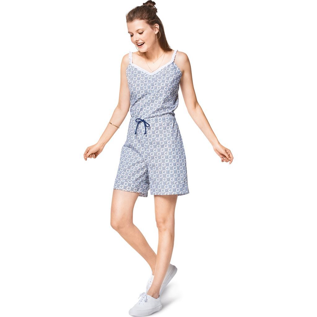 Burda Style Pattern B6408 Misses Jumpsuit in Various Lengths 6408 Image 3 From Patternsandplains.com