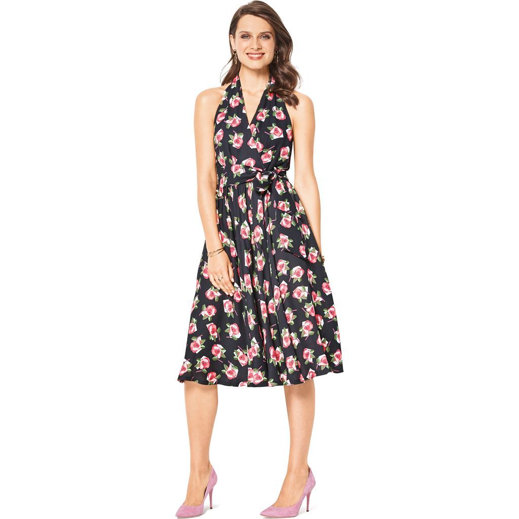 Burda Style Pattern B6421 Womens Swing Dress 6421 Image 2 From Patternsandplains.com