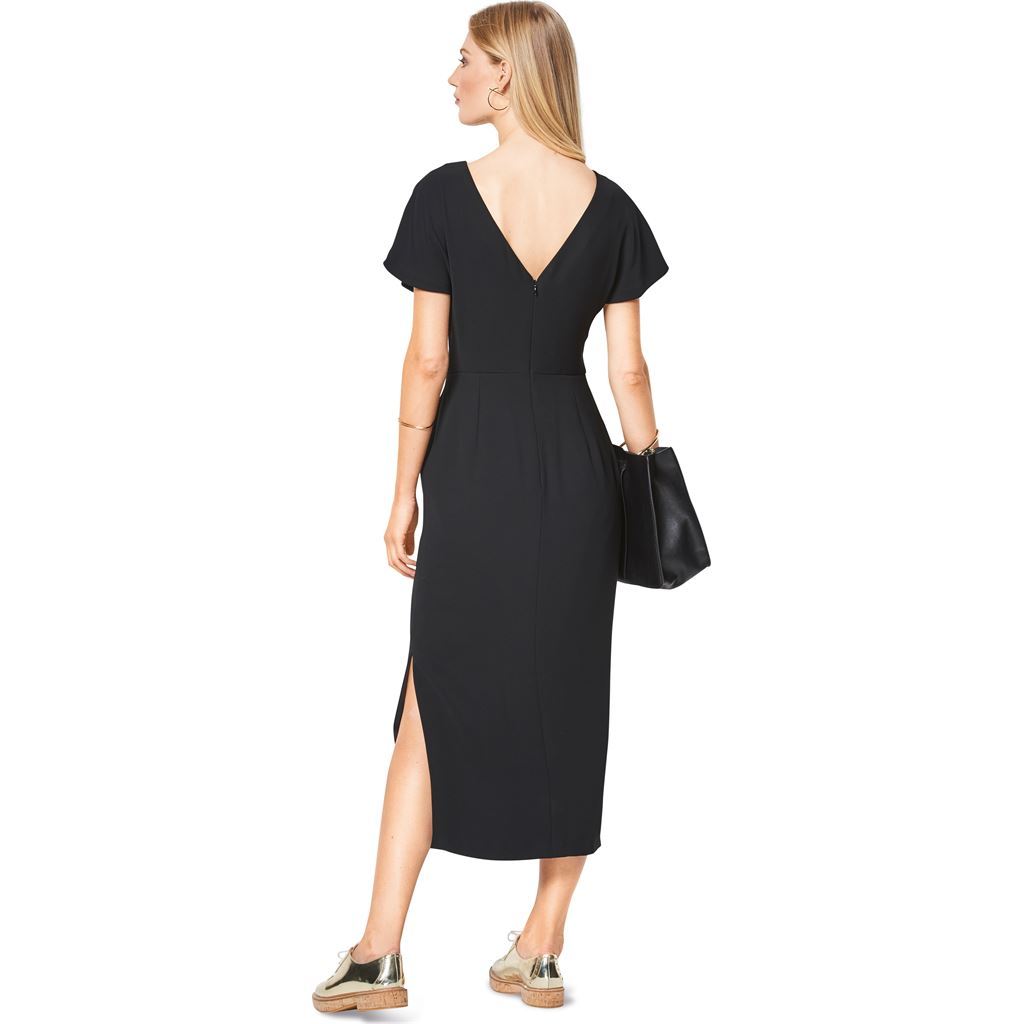 Burda Style Pattern B6439 Womens Back Interest Dresses 6439 Image 5 From Patternsandplains.com