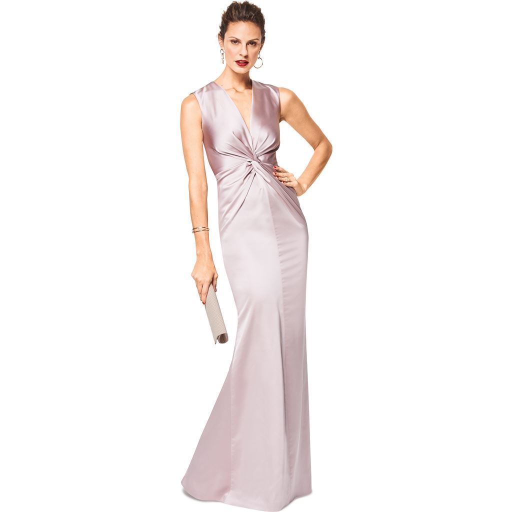 Burda Style Pattern B6442 Womens V Neck Evening Dress 6442 Image 2 From Patternsandplains.com