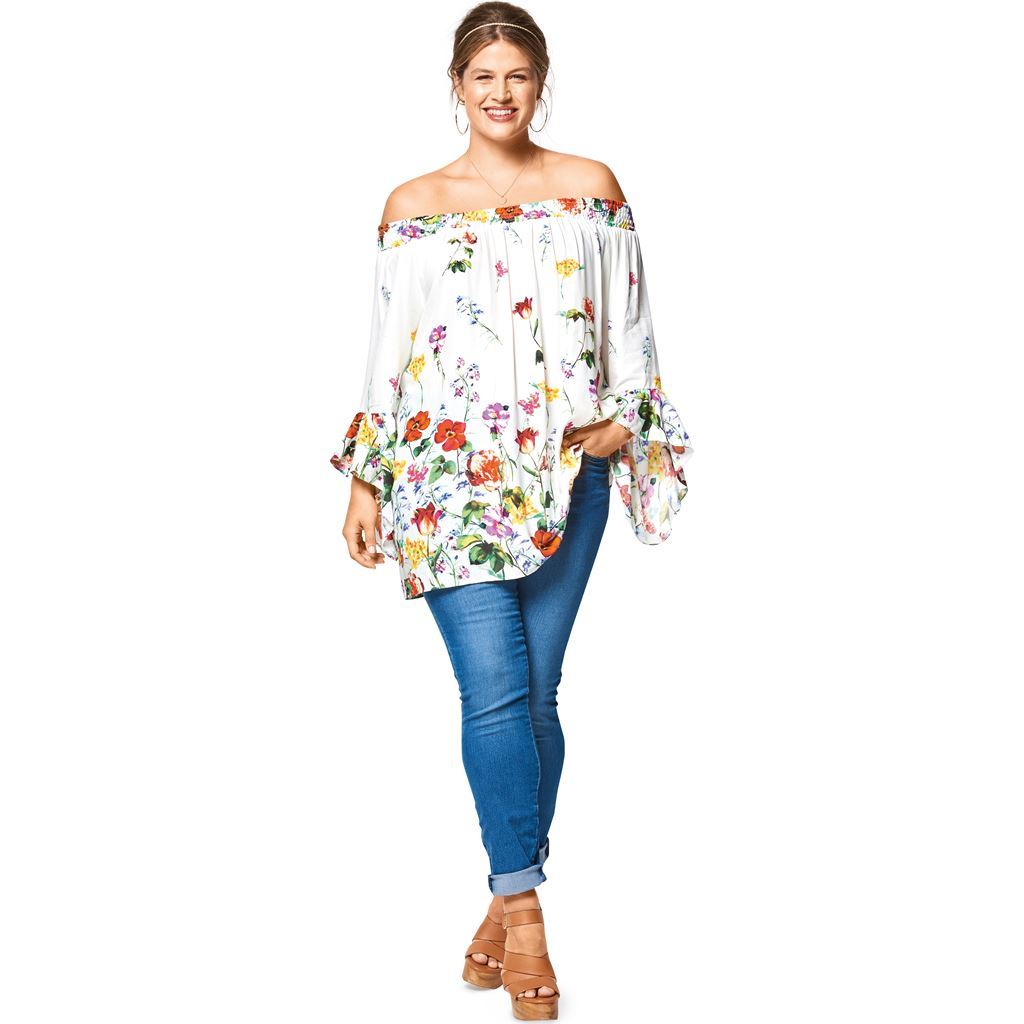 Burda Style Pattern B6446 Womens Sleeve Variation Top 6446 Image 3 From Patternsandplains.com