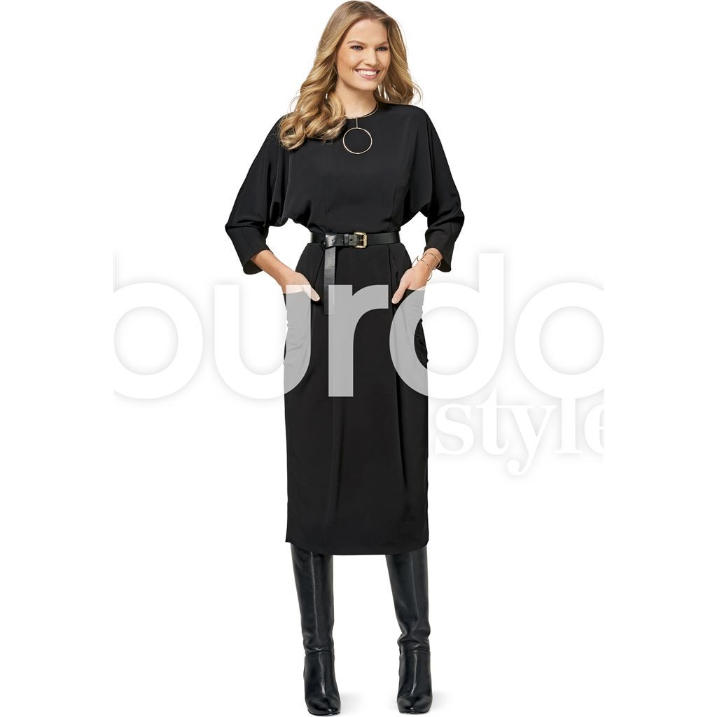 Burda Style Pattern B6451 Womens Dresses 6451 Image 2 From Patternsandplains.com