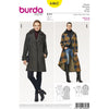 Burda Style Pattern B6462 Womenss Fur Collar Coat 6462 Image 1 From Patternsandplains.com