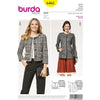 Burda Style Pattern B6465 Womens Collarless Jacket 6465 Image 1 From Patternsandplains.com