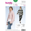 Burda Style Pattern B6476 Womens Pullover Collared Top 6476 Image 1 From Patternsandplains.com