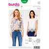 Burda Style Pattern B6502 Womens Peasant Blouses 6502 Image 1 From Patternsandplains.com