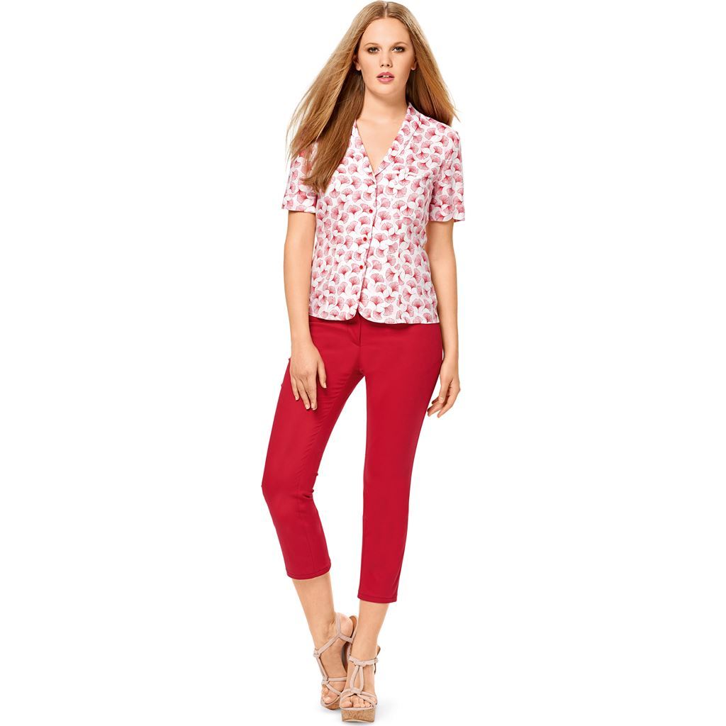 Burda Style Pattern B6533 Womens Blouse 6533 Image 3 From Patternsandplains.com