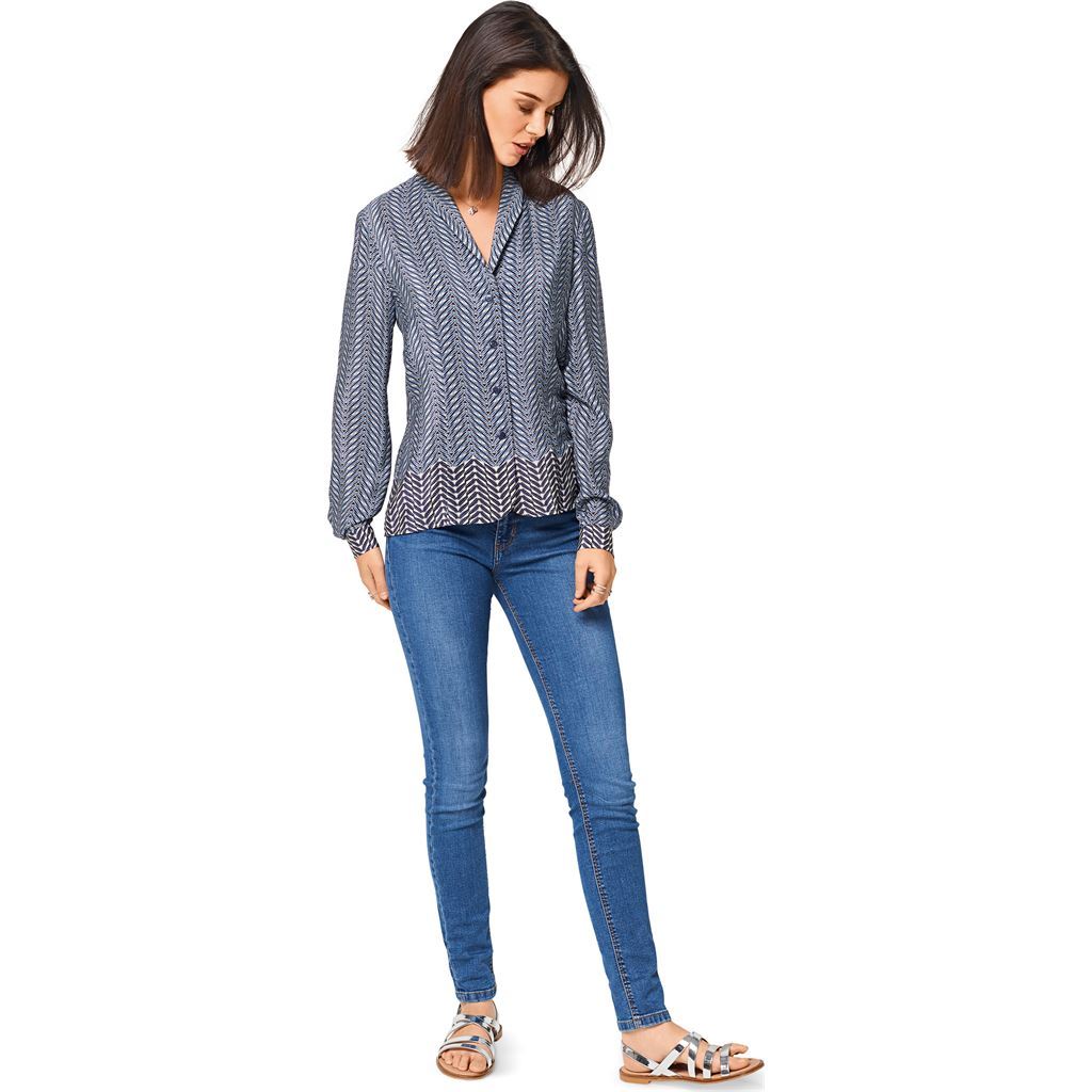 Burda Style Pattern B6533 Womens Blouse 6533 Image 5 From Patternsandplains.com
