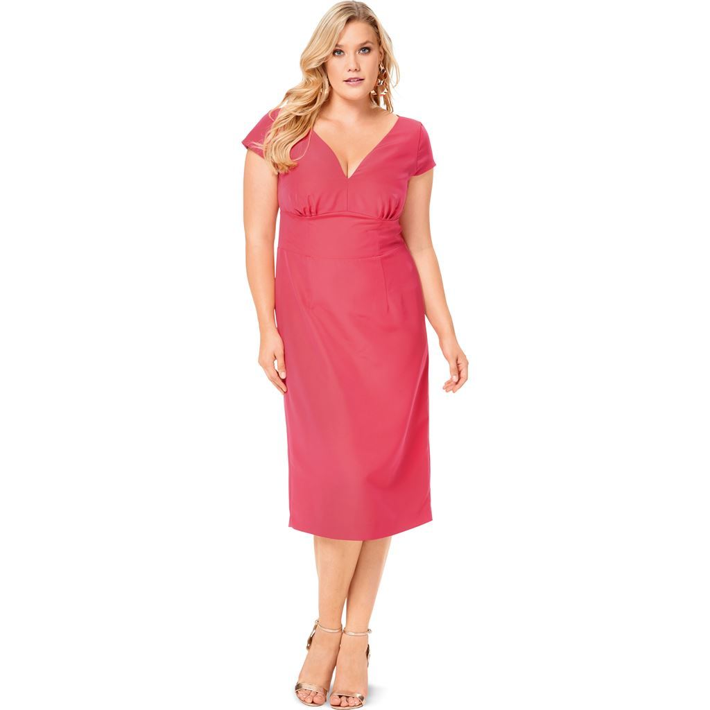 Burda Style Pattern B6549 Womens Short Sleeve Dress 6549 Image 3 From Patternsandplains.com