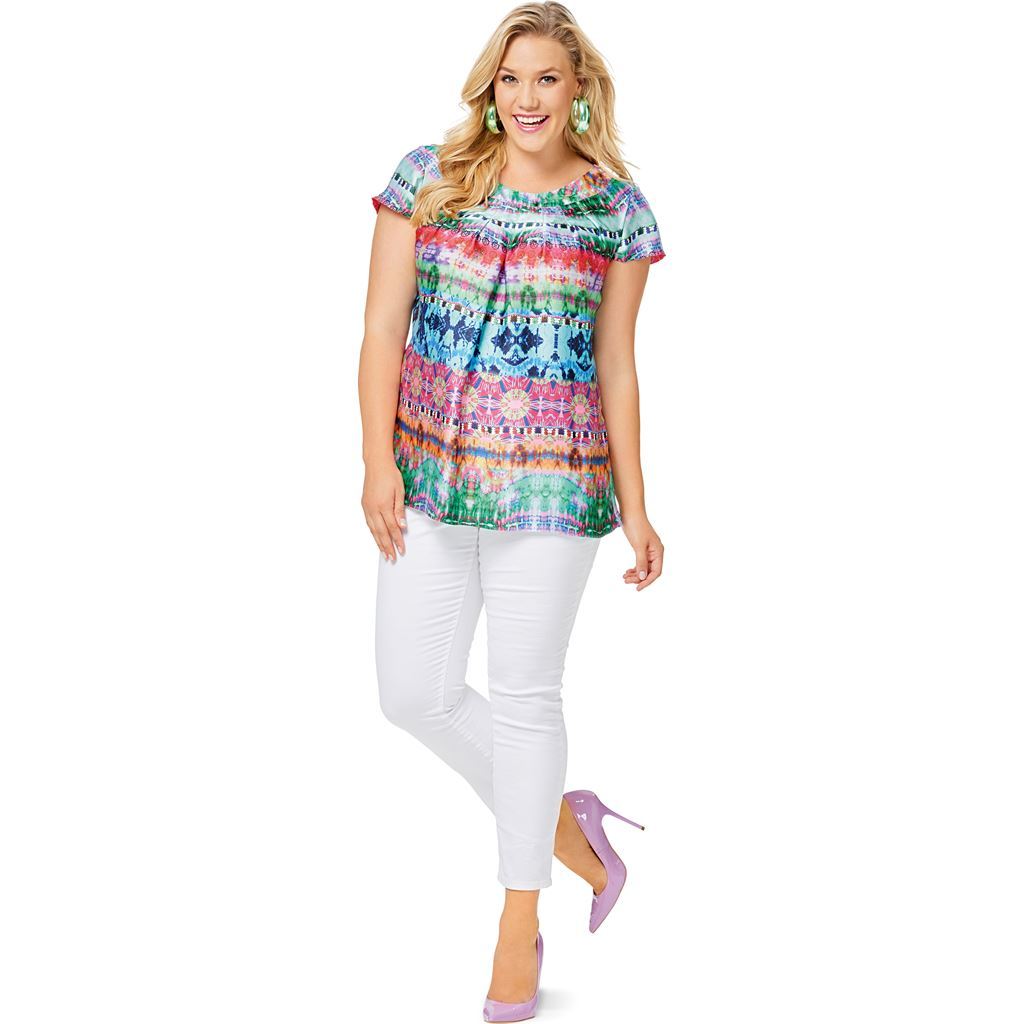 Burda Style Pattern B6550 Womens Pleated Blouse 6550 Image 2 From Patternsandplains.com