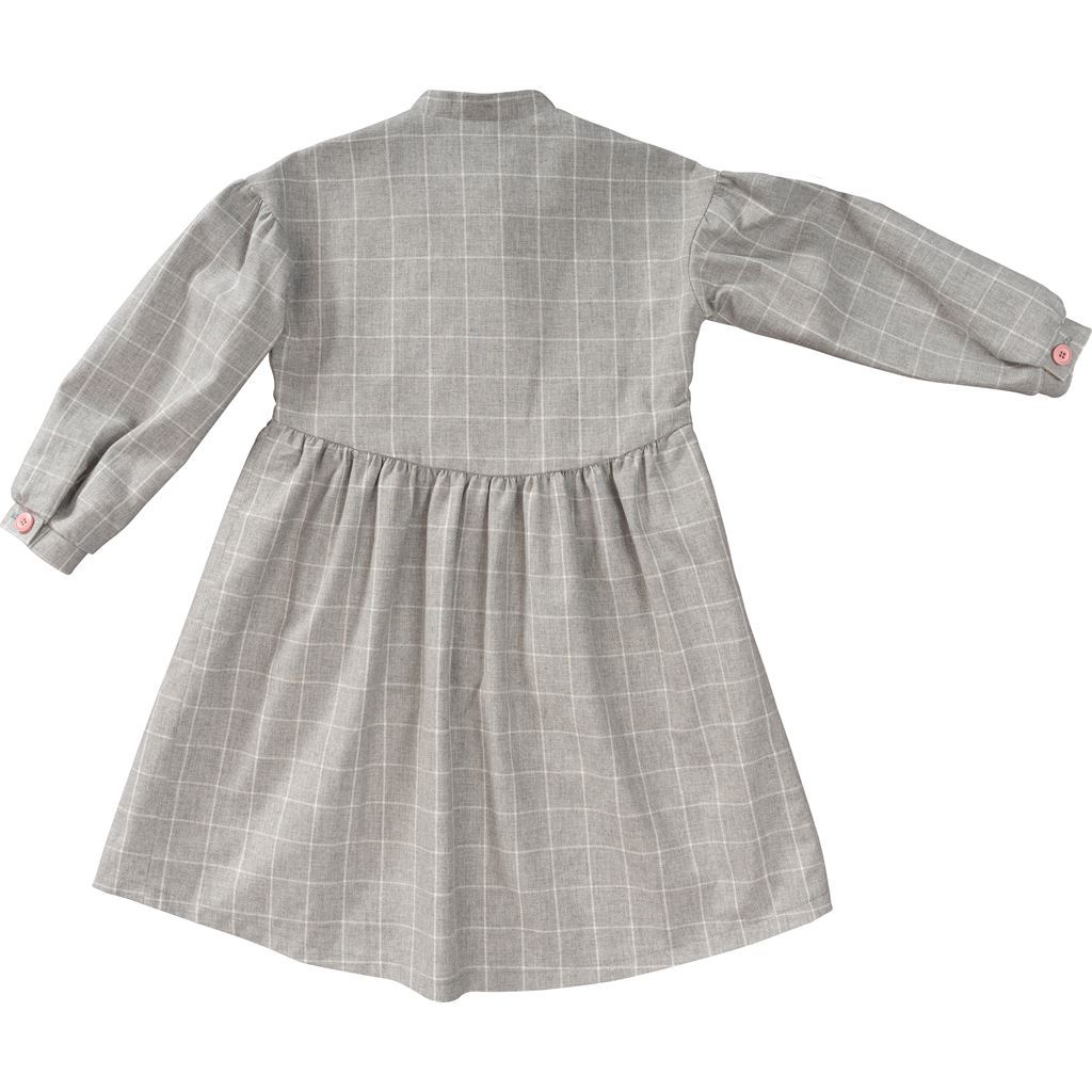 Burda Style Pattern B9309 Childrens Dresses Buttons at Front with Trim and Pocket Variations 9309 Image 4 From Patternsandplains.com