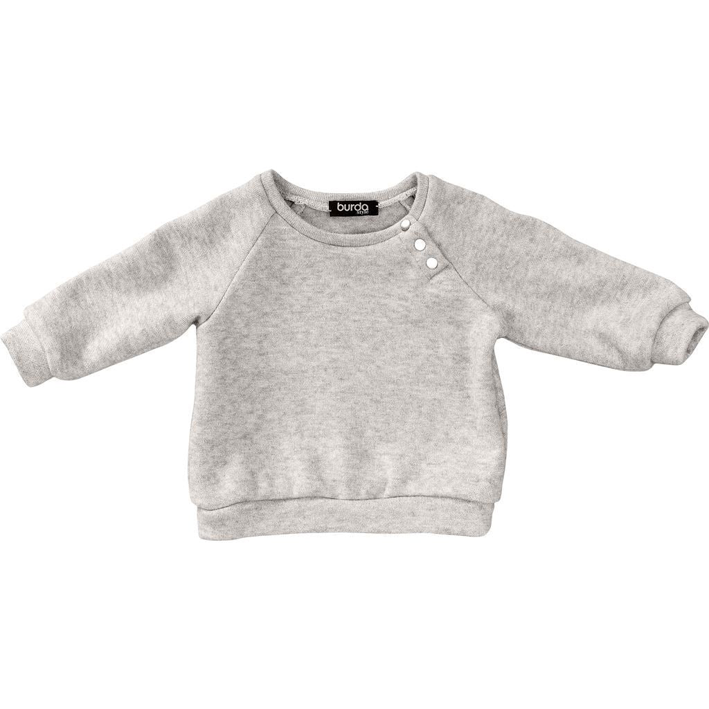 Burda Style Pattern B9312 Babies Coordinates Pull On Top and Pants 9312 Image 3 From Patternsandplains.com