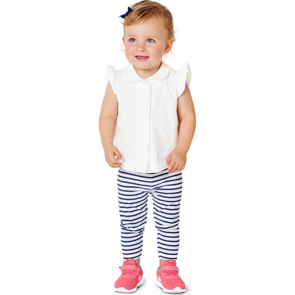 Burda Style Pattern B9318 Babys top with bow tie 9318 Image 4 From Patternsandplains.com