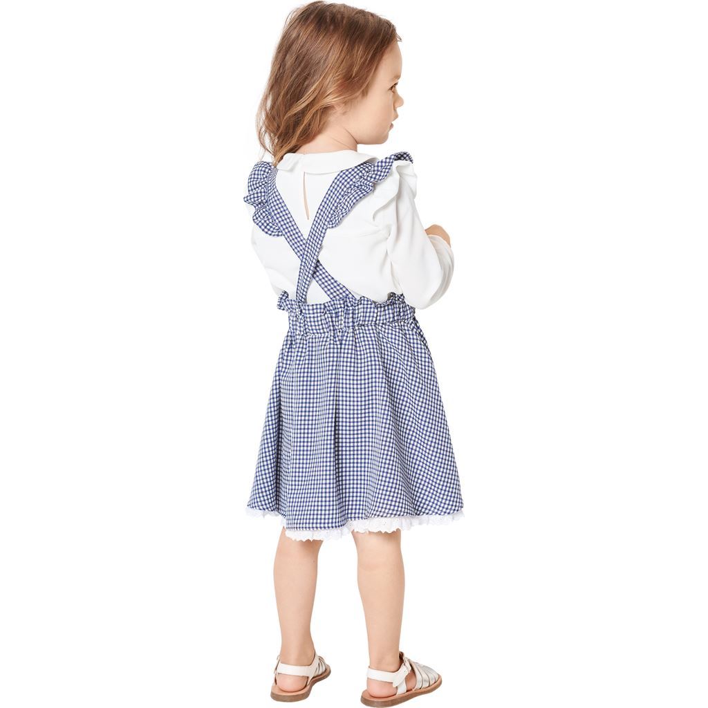 Burda Style Pattern B9319 Childs pinafore skirt 9319 Image 4 From Patternsandplains.com