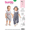Burda Style Pattern B9337 Babys Bidded Trousers 9337 Image 1 From Patternsandplains.com