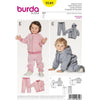 Burda Style Pattern B9349 Babys Jogging Suit 9349 Image 1 From Patternsandplains.com