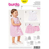 Burda Style Pattern B9357 Baby Collar Dress and Panties 9357 Image 1 From Patternsandplains.com