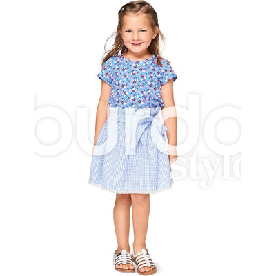 Burda Style Pattern B9364 Child shirt and Elastic Skirt 9364 Image 3 From Patternsandplains.com
